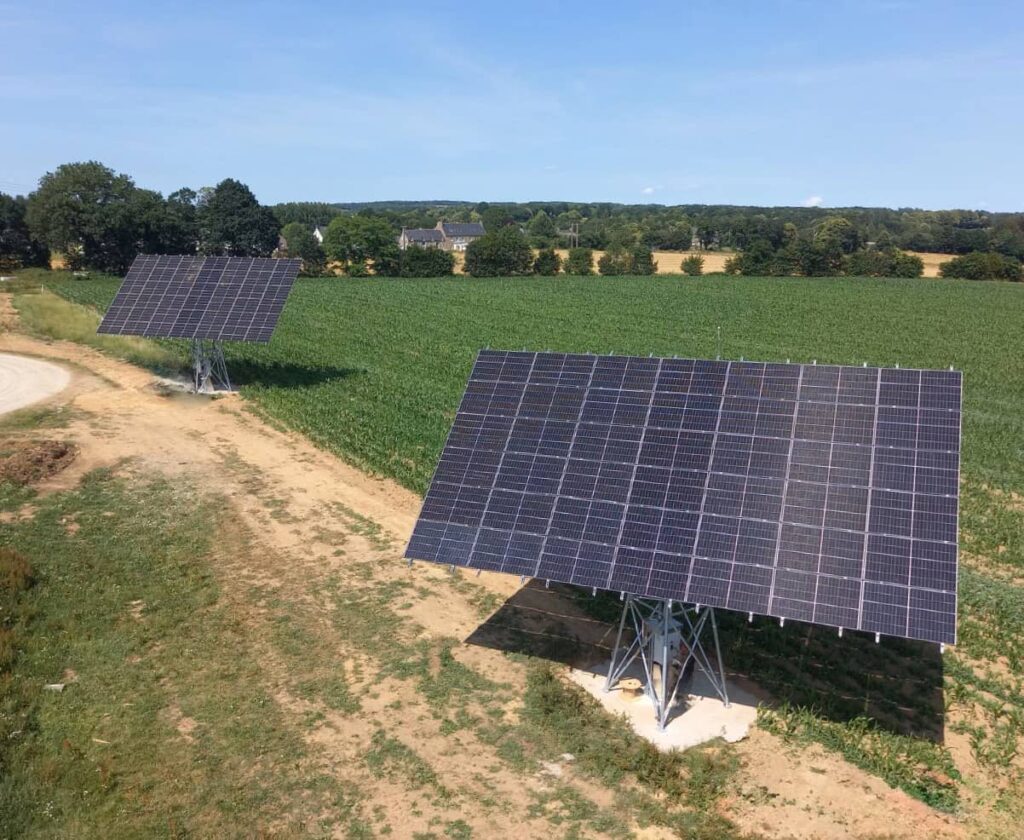 Trackers solaire pour l'agriculture