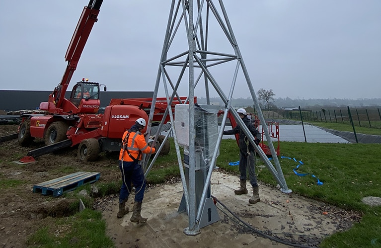 Installation tracker solaire