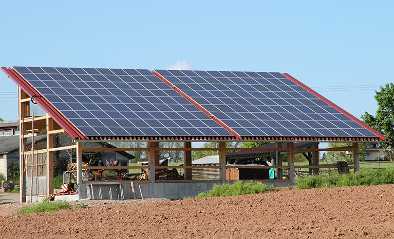 Panneaux photovoltaïques pour l'agriculture